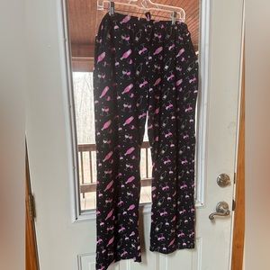 3x 5/$15  (1X 2x too) pajama bottoms wine bottles  bling